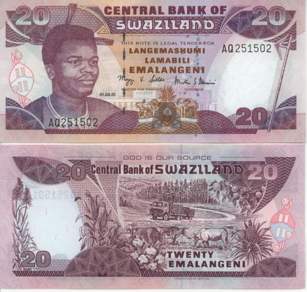 Index Of Images Banknotes Swaziland